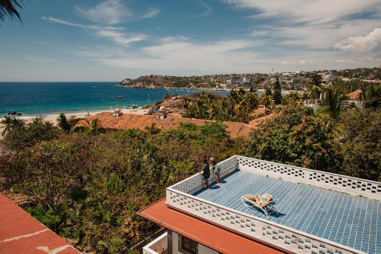 Brisas de Zicatela Tabachin Del Puertoホステル エクステリア 写真